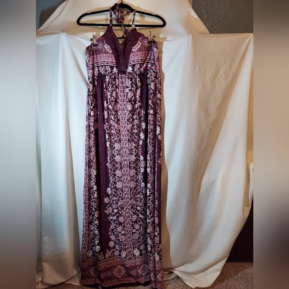 Vanity Dresses & Skirts - Vanity Gypsy Flowy Whimsigoth Fairy Floral Maxi Dress